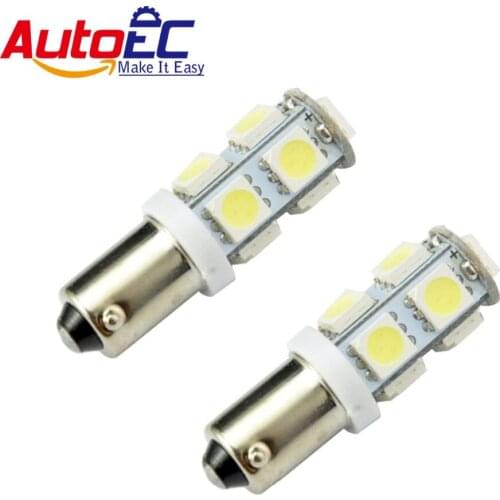 AutoEC 10 X Led ba9s 9smd 9leds 5050 LED 5050smd car led ba9s Tail Turn Signal Car Light Bulb Lamp Lights 12v dc #LG11