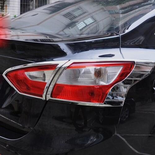 Brand New Chrome ABS Rear Tail Light Lamp Cover Trim Molding Accessories Exterior Fit for Ford Focus 3 2012 2013 4 doors Sedan
