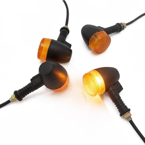 Vintage Motorcycle Turn Signal light Motorbike Indicators Blinker Signal Light Plastic classic motorcyle custom turn lights