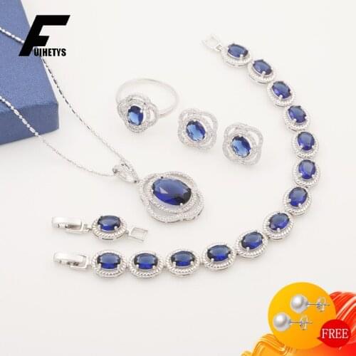 Наборы с драгоценными камнями FUIHETYS China At AliExpress