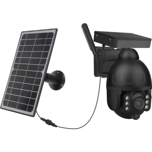 Hot Sale WIFI Solar IP PTZ Cameras Starlight full color P2P IR Vision Cloud Storage Camera