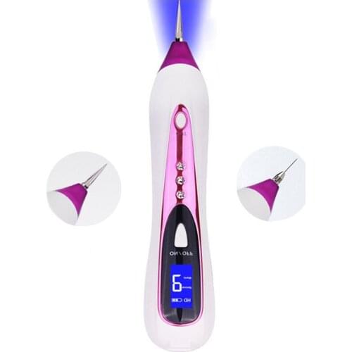 LCD Laser Plasma Pen Mole Tattoo Remover Machine Sweep Dark Spot Pen Facial Freckle Tag Wart Removal Skin Care Machine 9 Gear