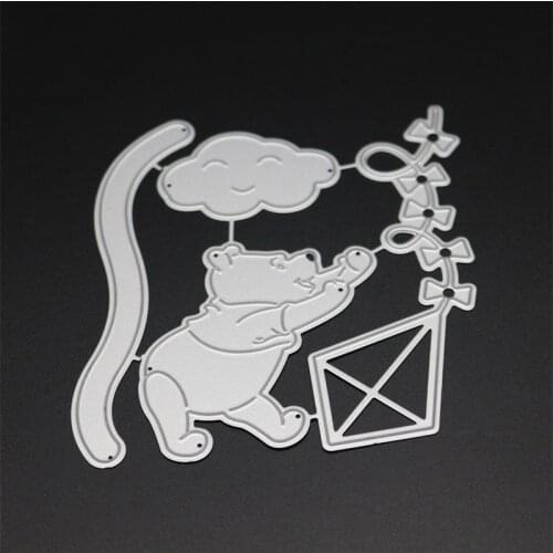 Animal metal cutting dies Little Bear Frame for scrapbooking stamps DIY card making metal cutting dies new 2018 cortes de morrer