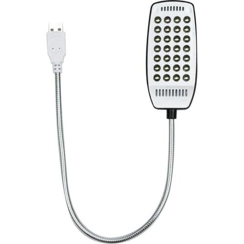 Mini USB Night Lamp reading lamp 28LEDs Flexible LED USB light for Laptop Notebook PC Computer Desktop Protect Eyesight