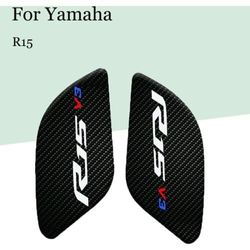 Motorcycle Stickers for Yamaha R15 Modified Carbon Fiber Fuel Tank Decals Scratch-Resistant Sticker Motor Sticker