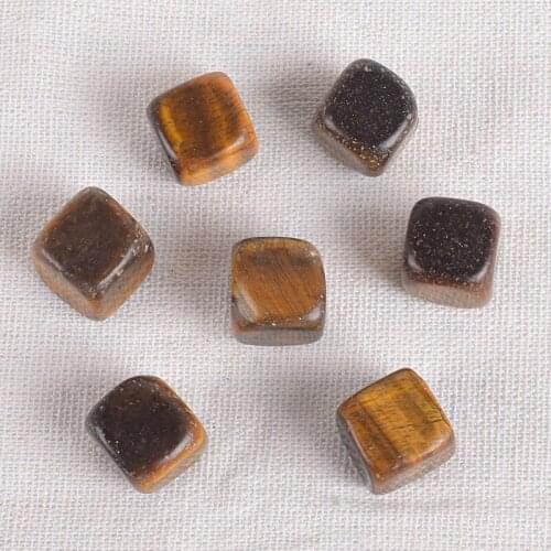 12-15 MM Natural Tumbled Stone Tiger Eye Mineral Irregular Polishing Bead Specimen Kids Garden Home Decor Accessories Chakra Set