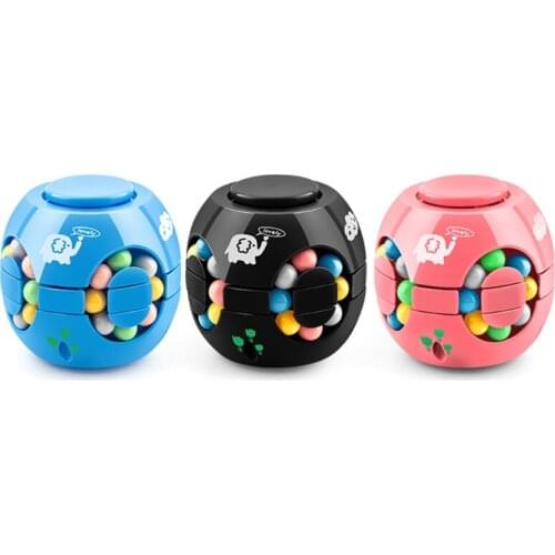 2021 New 2.5’’ Brain Developmental Magical Cube Free Rotating Stimulation Toy for Toddler
