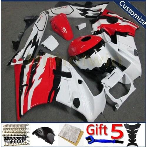 Motorcycle fairing For CBR600F2 1991 1992 1993 1994 CBR 600F2 ABS plastic motor panels kit red white