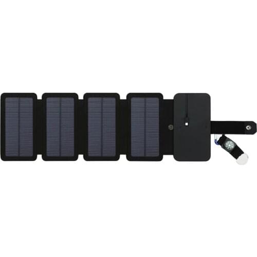 Portable Folding Solar Charger Cells 12W Outdoor Solar Panels Bag USB Output Devices for Smartphones