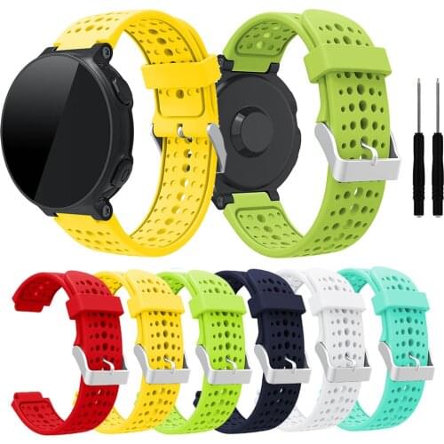 Replacement Wrist Band Strap For Garmin Forerunner 220 230 235 630 620 735XT Smart Watch Silicone Bands Sport Bracelet Belt