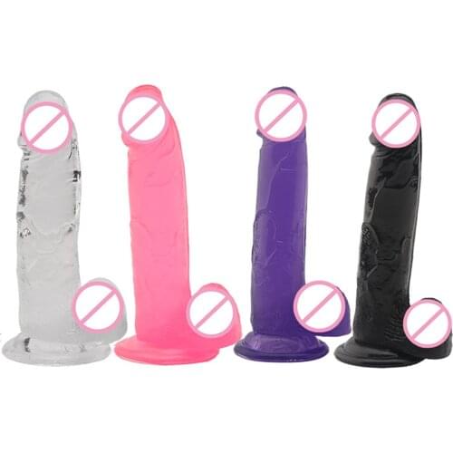 Lesbian Sex Toy Realistic Dildo Soft Dildo Sex Toys For Women Sex Toys Big Dildo For Women Female Masturbation Vibrator Penis