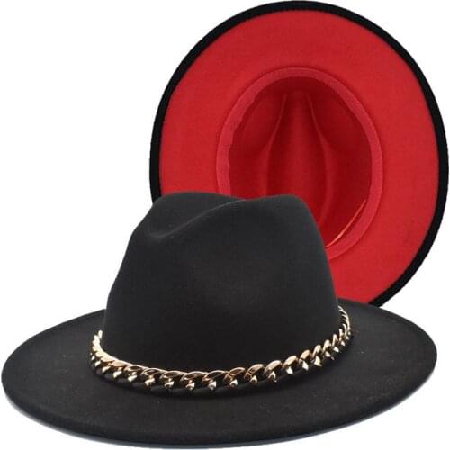 2021 Winter Autumn Imitation Woolen Women Men Ladies Fedoras Jazz Caps European American Round Caps Bowler Hats