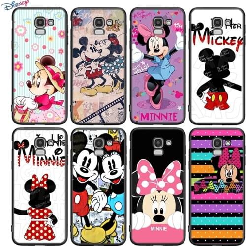 Silicone Cover Cute Minnie Mouse Girls For Samsung Galaxy J8 J7 Duo J6 J5 Prime J4 Plus J3 J2 Core 2018 2017 2016 Phone Case