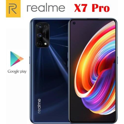 Original New official Realme X7 Pro 5G Smartphone 120Hz Rate flash 6.55inch AMOLED 4500mah 65W Super Charge 64.0MP Camera NFC