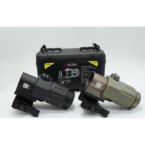 Tactical G43 3x Magnifier Scope Sight with Switch to Side STS QD Mount Fit for 20mm rail Rifle Gun