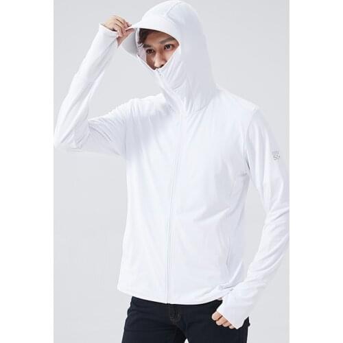Summer UPF 50+ UV Sun Protection Skin Coats Men Ultra-Light Sportswear Hooded Outwear Men Windbreaker Casual Jackets 6XL