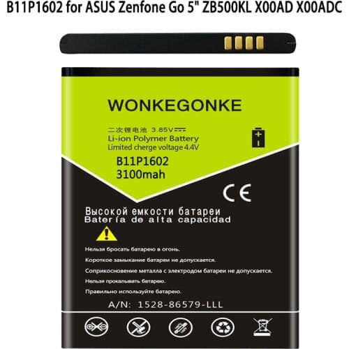 WONKEGONKE Asus ZenFone Go Phone Batteries