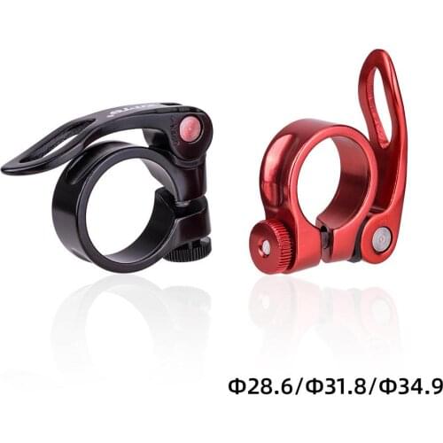 Aluminium Alloy Bike Seat Post Clamp Tube Clip Quick Release Lock Seat Clamp Bike Parts Accessorie piezas de abrazadera para