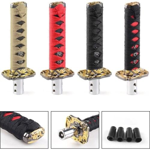 15cm Universal Sword Shape Gear Shift Knob for Manual Cars Most Automatic Autos Aluminum Alloy Levers Head