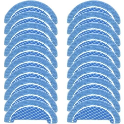 20Pcs Replacement Mop Cloth Rags for Conga 1090 Robot Vacuum Cleaner Parts Accessories