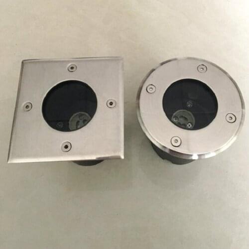 AC85V-265V square 7W GU10 MR16 Buried Lamp Inground Lighting Outdoor COB LED Underground Lamp Light DC12V Garden Light