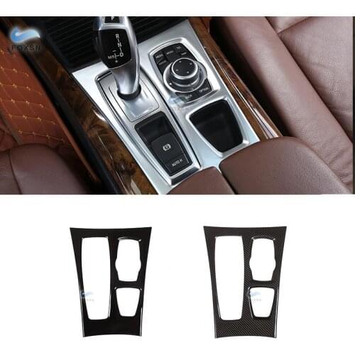 For BMW X5 X6 E70 E71 2008 2009 2010 2011 2012 2013 Center Control Gear Shift Panel Frame Cover Trim