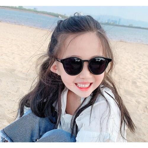 Brand Design Kids Cat Eye Sunglasses Girls Boys Baby Children Toddler Round Small Frame Sun Glasses Vintage oculos UV400