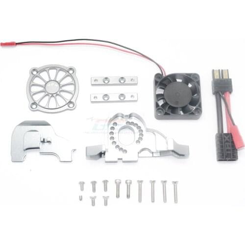 GPM TRAXXAS TRX4 aluminum alloy integrated motor mount and main tooth cover. with cooling fan set