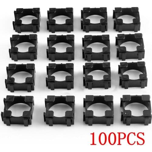 GTF 100pcs/set 18650 Battery Storage Boxes Holder box 18650 battery fixing bracket drop shipping