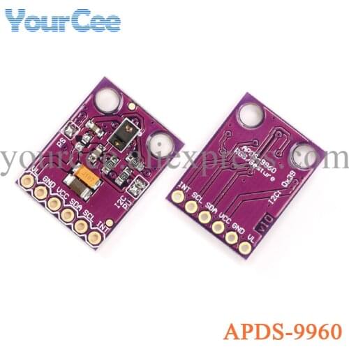 5 pcs DIY Mall RGB Gesture Sensor APDS-9960 APDS 9960 for Arduino I2C Interface 3.3V Detectoin Proximity Sensing Color UV Filter