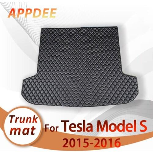 APPDEE Car trunk mat for Tesla MODEL S 2015 2016 cargo liner carpet interior accessories cover