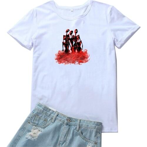 Fashion Harajuku Printing Pattern Women T Shirt Cotton Aesthetic Camiseta Mujer Loose Casual Personality Tshirt Women Tops