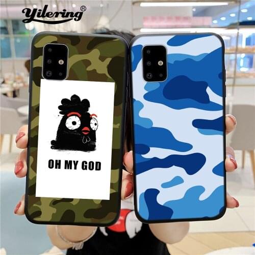 Fashion Camouflage For Case Samsung Galaxy A01 A11 EU A21S A51 A71 A81 A91 Case Phone Cover Coque for Samsung A21s A31 A41 Case