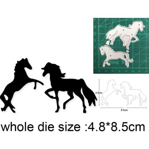 2021 new metal cutting dies cut die mold couple horse decoration Scrapbook paper craft knife mould blade punch stencils dies