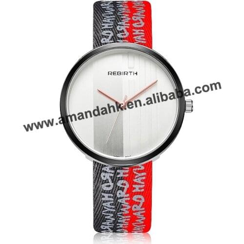 Wholesale Women Fashion Lady Quartz Watch Women Rose Gold Case Leather Casual Dress Watches Speical Number Women Watches