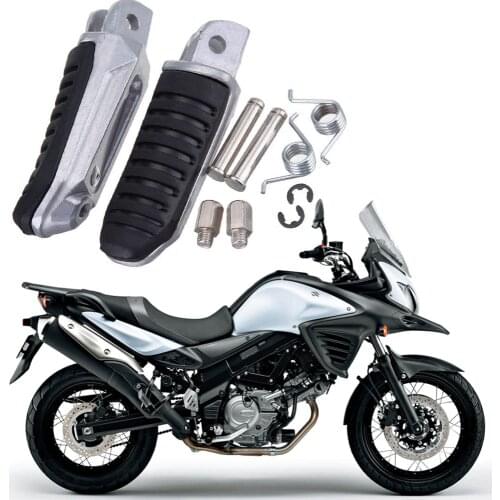 Motorcycle Front Footrests Foot pegs For Suzuki V-Strom 650 1000 DL650 DL1000 GSX650F 2008 - 2012 GSX1400 2002 -2008