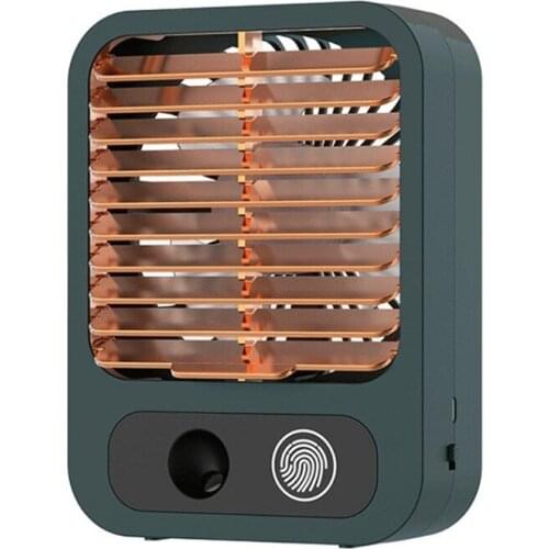 Personal USB Air Cooler Mute Air Cooling Fan Nano Spray Humidifier Cooling Fan Rechargeable Air Conditioner