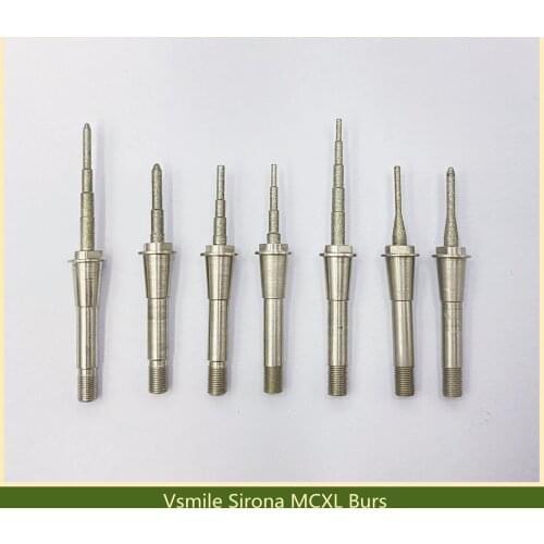 Sirona inLab/CEREC MCXL Milling Burs Suitable for Sirona Cerec MCXL for Milling Glass Ceramic