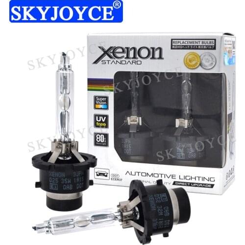 SKYJOYCE High Quality AC 12V 35W Original D2S D4S HID XenonBulb 4300K 6000K 8000K Super Bright D2S D4S Replacement HID Bulb