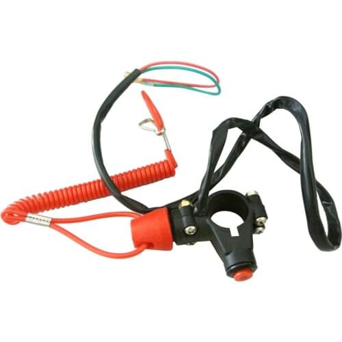 Stop Tether Closed Kill Switch FOR MX TRX Motorcycle Snowmobile ATV Racing Engine