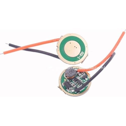Flashlight led Driver 17mm Cree XM-L/XM-L2/XP-L 1 Mode 3v-12v 1400mA Circuit Board for DIY Flashlight Torch accessory parts
