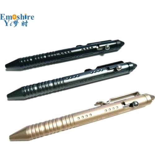 Emoshire Defensive Tactical Pen Broken Window Tungsten Steel Head Outdoor Portable Tactical Pen Fashion Ballpoint Pens P326