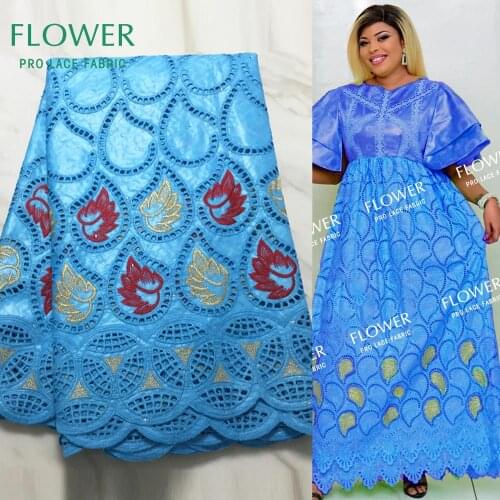 Embroidery African Bazin Riche Material With Stones Indian Lace Fabric 2020 High Quality For Evening Gowns Basin Lace Fabrics