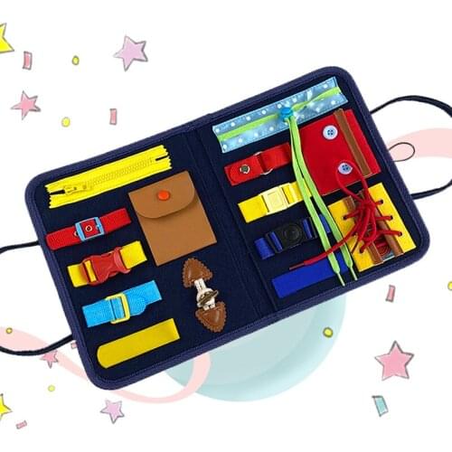 High Quality Montessori Toy Essential Educational Sensory Board For Toddlers Ntelligence Development Educational Toy