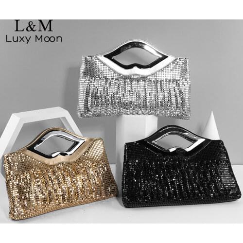 Sequins Evening Clutch Bag For Women Luxury Handbag Party Bag Chain Crossbody Bags Fashion Female Clutch Purse and Handbags X11H