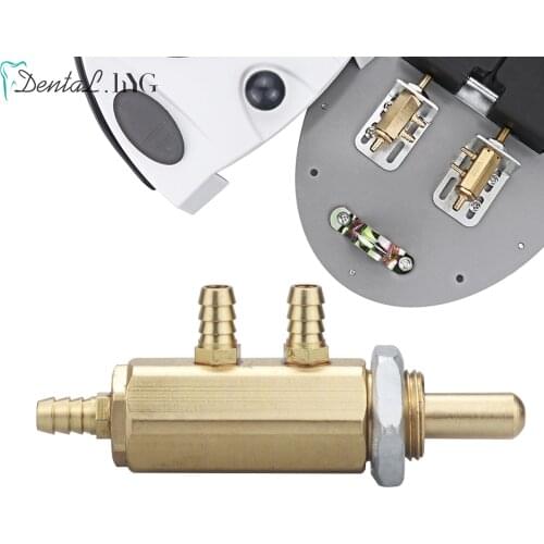 1Pc 4 Holes Dental Foot Control Valve Chair Unit Standard Foot Circular Pedal Switch Dental Chair Unit Spare Parts