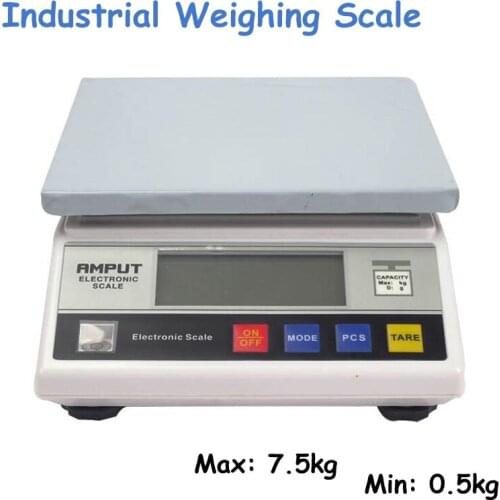 1pc 7.5kg x 0.1g Digital Precision Industrial Weighing Scale Balance Counting Table Top Scale Electronic Laboratory Balance 457A