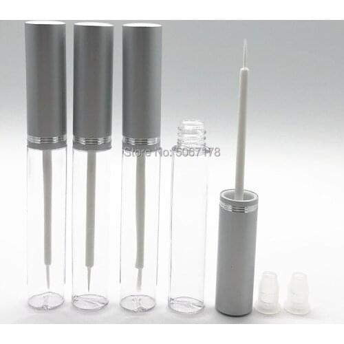 10pcs 5ml Empty Eyelashes Tube Mascara Eyeliner Vials Bottle,DIY Mini Glue Packing Bottle,Clear Liquid Eyeliner Refillable Tube