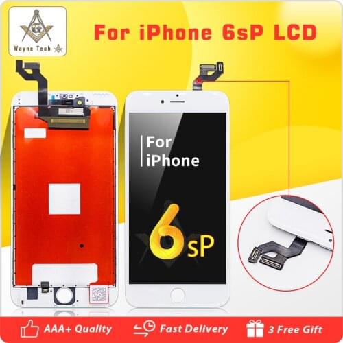 100PCS/LOT AAA Quality 100% Good Working Replacement For iPhone 6S Plus LCD Digitizer Touch Screen Completed Assembly