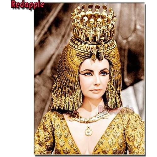 Diamond embroidery Elizabeth Taylors Cleopatra 5d diy full round square drill diy 3 pcs diamond painting cross stitch decor art
